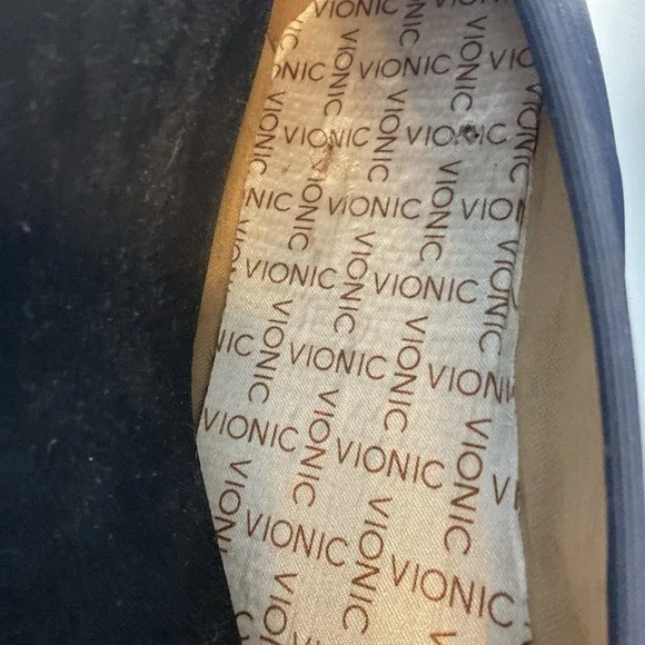 VIONIC Women's 8,5 Spark Minna Ballet Flats Navy Blue Clean Comfort Shoes - Picture 6 of 11